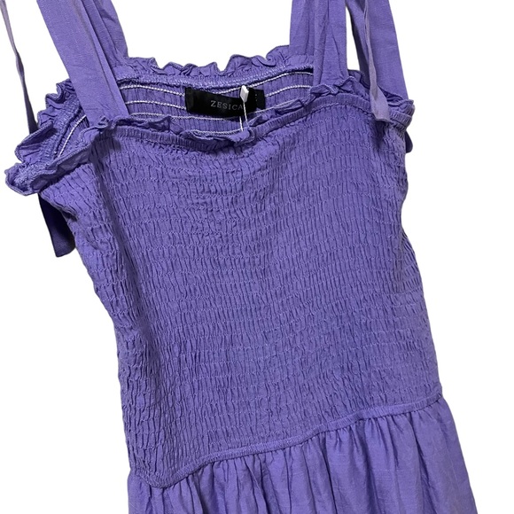 NWT Zesica Purple Boho Maxi Dress - Picture 5 of 11